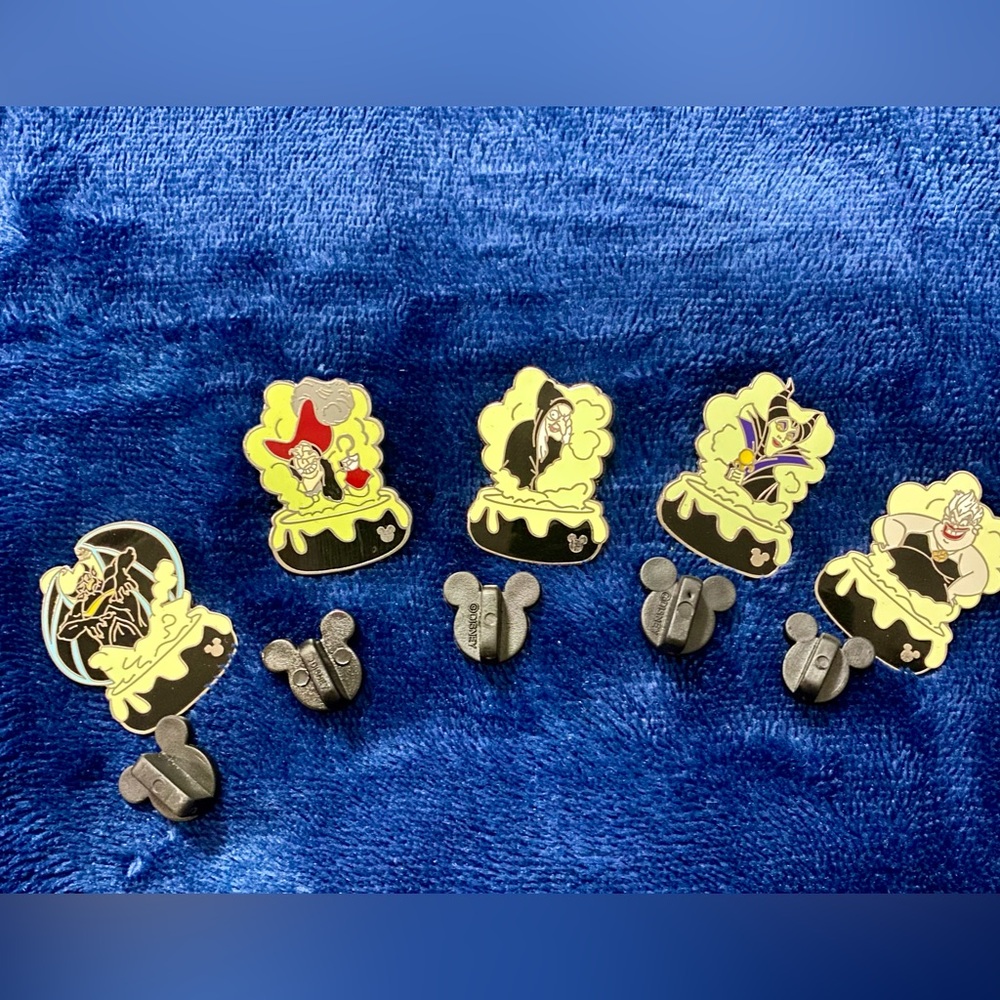Disney Villains Enamel Pin Collection - Yellow and Black